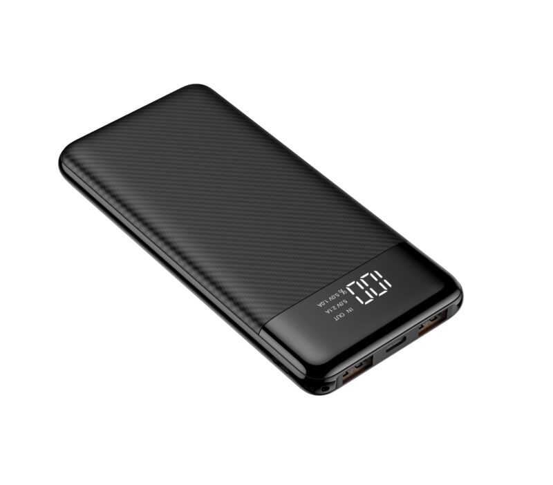 56b1df90b2d7f90d3d351b4341ca573b VEGER L11 powerbank 10000 mAh czarny