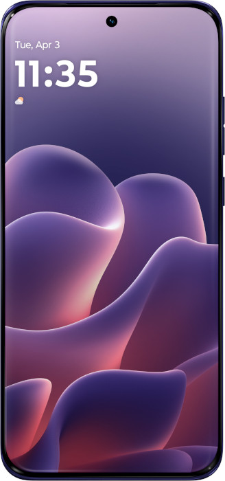 Smartfon Motorola Edge 70 Fusion w kolorze niebieskim z nowoczesnym wyświetlaczem i interfejsem użytkownika. Smartfon Motorola Edge 70 Fusion w kolorze niebieskim z nowoczesnym wyświetlaczem i interfejsem użytkownika.